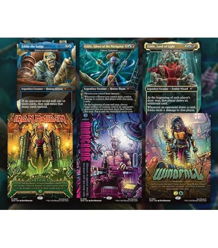 マジック：ザ・ギャザリング MTG Iron Maiden: Album Art Foil Edition MTG Decks & More Compatible with Iron Maiden: Secret Lair x Iron