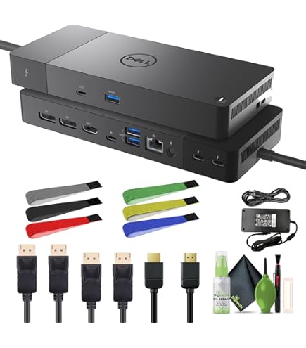 Amazon.com: Dell Thunderbolt Dock WD22TB4 Delivers Up to 130W of