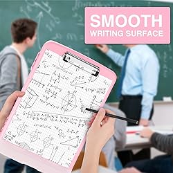 Sooez Clipboards with Storage, High Capacity Clip