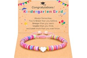 PINKDODO Kindergarten Preschool Graduation Gifts for Girls Class of 2025 Bracelet Kindergarten Pre K Graduation for Daughter Granddaughter Niece