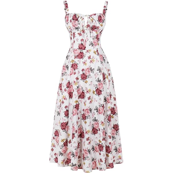 Women Sexy Lace Patchwork Mesh Dress Floral Print Cutout Sweetheart Neck  Backless Slit Summer Maxi Dress(Orange, Small,) at Amazon Women's Clothing  store
