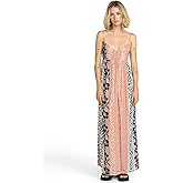 Volcom Women's Funtastical Viscose Gauze Maxi Dress – Strappy Back Design, Printed Pattern for Effortless Summer Style