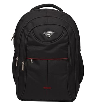 Spyki Soft 25 Ltrs All Rounder Black Laptop Backpack Bag