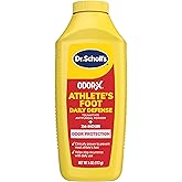 Dr. Scholl's Odor X Athlete's Foot Powder, Feet Powder, 24-Hour Protection | Helps control foot odor, foot odor powder for daily use, 24-hour odor protection, helps prevent reoccurrence, itch relief