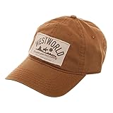 Westworld Printed Patch Adjustable Cap Brown