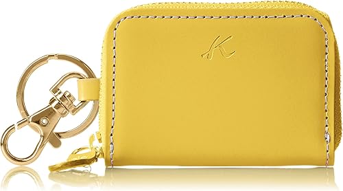 Amazon キタムラ スマートキーケース Nh0762 カスタード ホワイトステッチ 黄色 キーケース