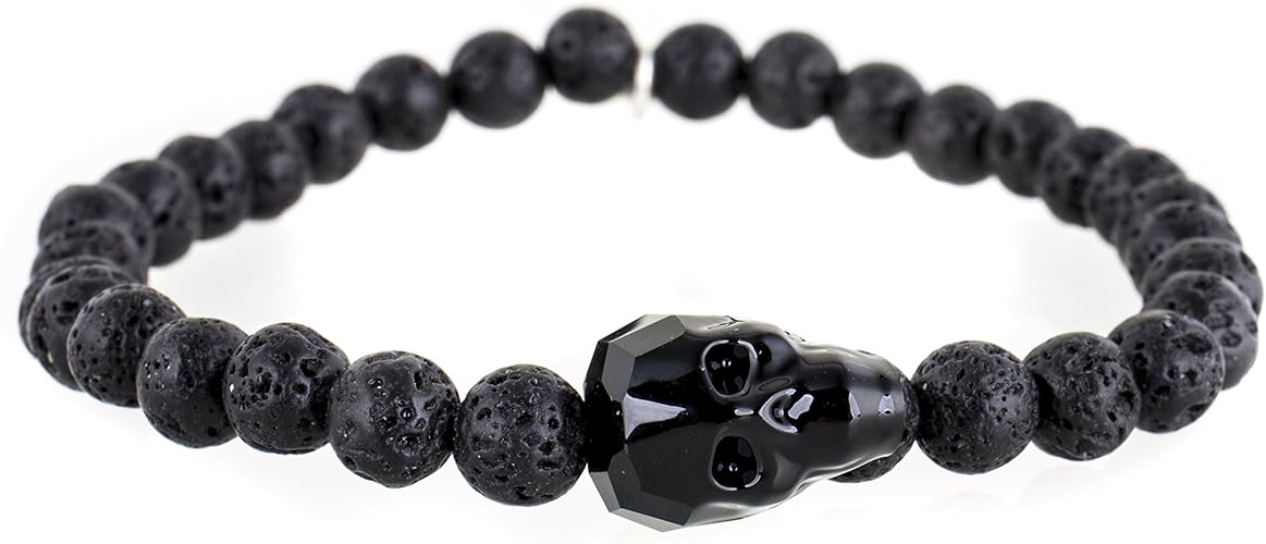 Bracelet tête de mort swarovski Clearance