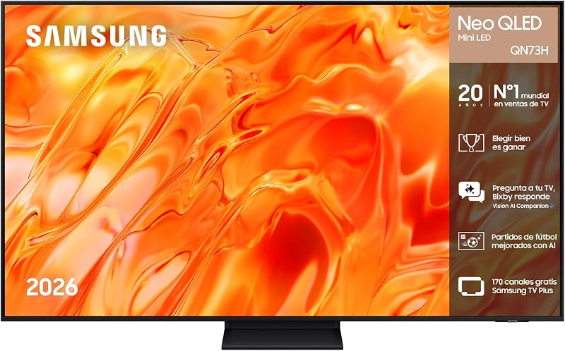 Neo QLED QN73H Smart TV 4K de 65" com IA