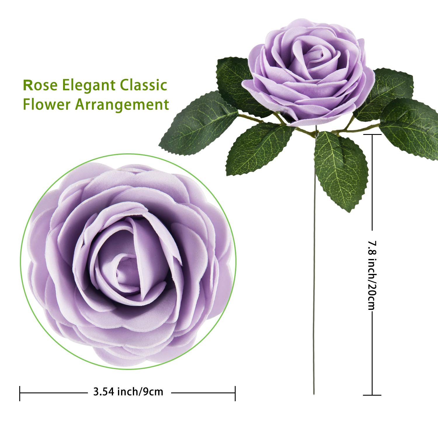 Lilac Tophouse 40pcs Artificial Flowers Roses Real Touch Fake Roses For Diy Wedding Bouquets Bridal Shower Party Home Decorations Home Decor Artificial Plants Flowers Brilliantpala Org