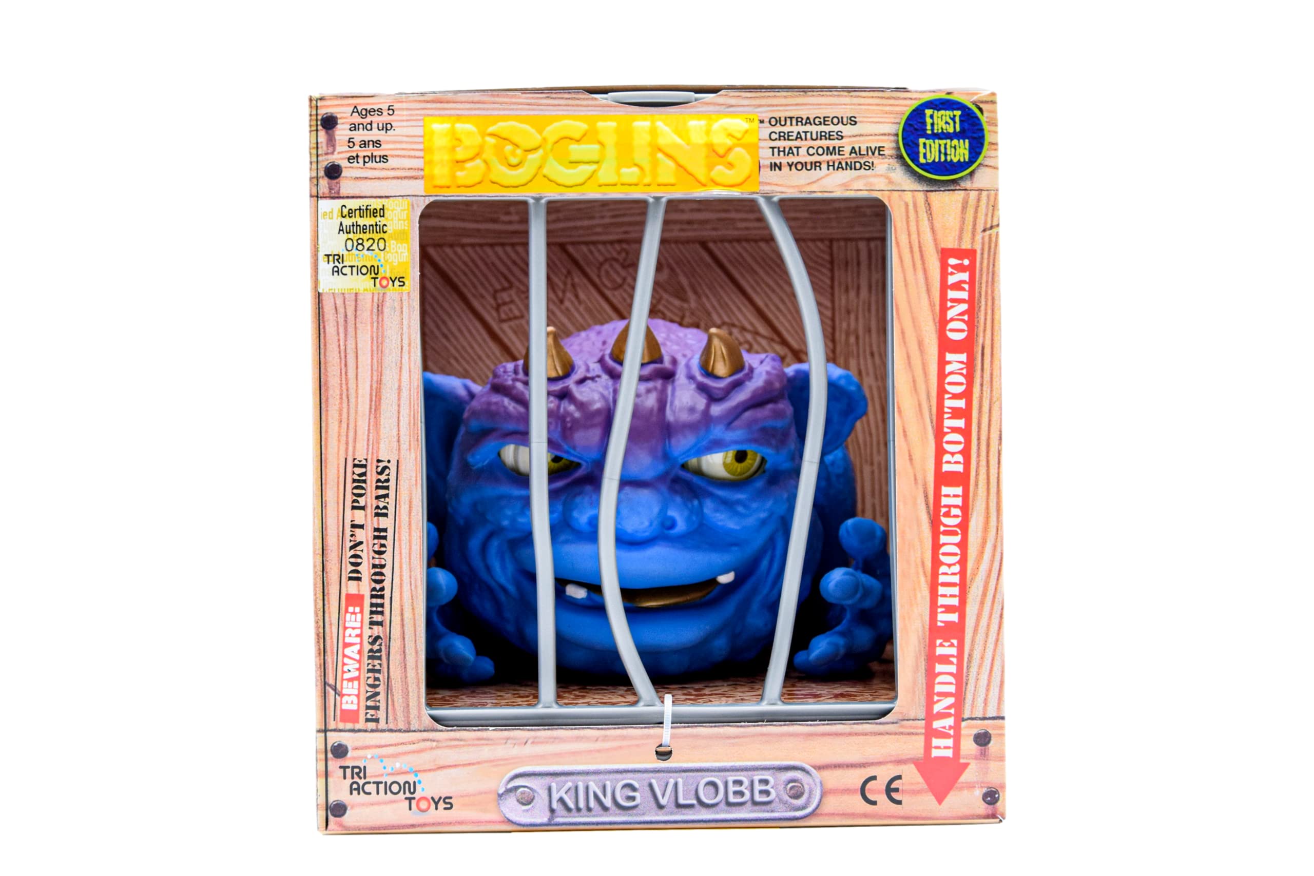 Boglins Gold Horned King Vlobb, 8" Collectible Figure