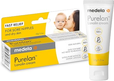 Medela Purelan Lanolin Cream 37 g for Nipple Dry Skin Fast Relief