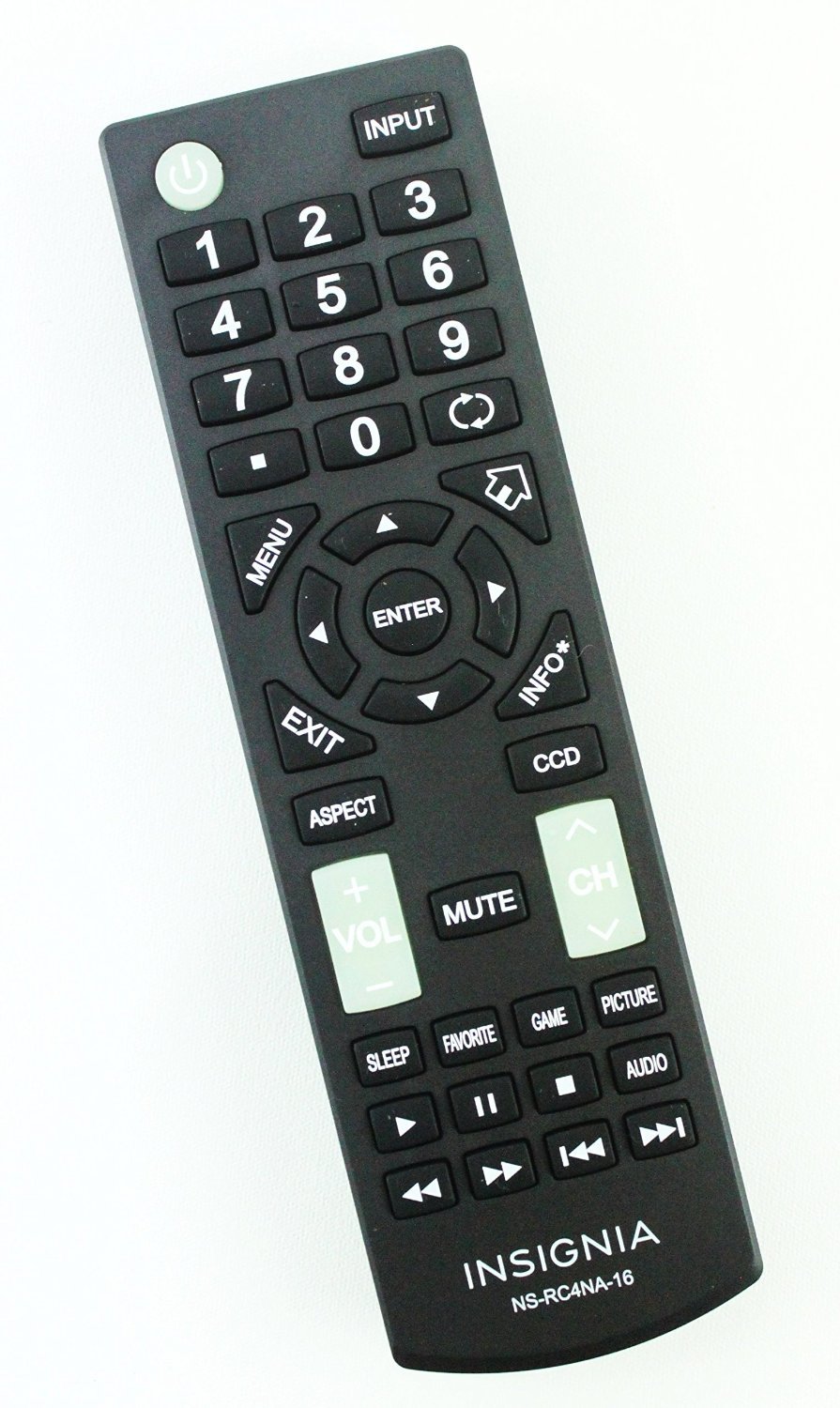 Amazon.com: Insignia NS-RC4NA-16 LED TV Remote Control: Home Audio & Theater
