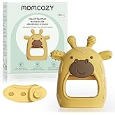 Momcozy Baby Teether Toys | Baby Teething Toys | Baby Teething Relief | Food Grade Silicone Teether Baby Toys | Baby Teether 
