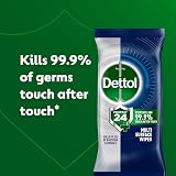 Dettol Protect 24 Multipurpose Antibacterial Wipes 5 Pack 400 Total view 2