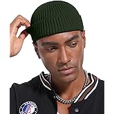 PHILIGHTS Swag Short Fisherman Beanie for Men Women, Wool Knit Cuff Soft Trawler Beanie Watch Hat, Winter Warm Hats Skull Cap