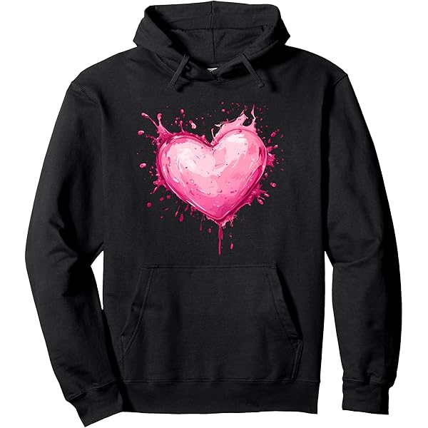 Amazon.com: Love Hoodie Women Men Red Heart Valentine's Day
