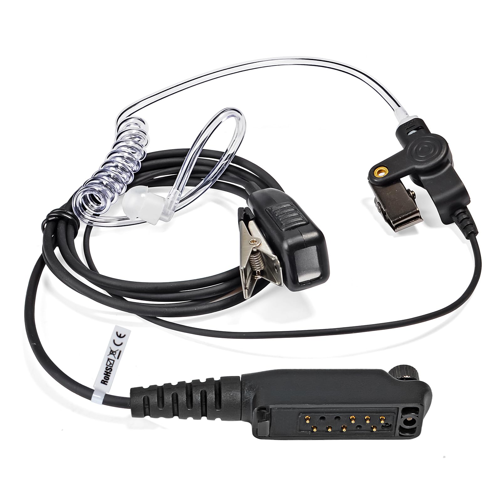 HYSHIKRA Sepura Earpiece Headset Compaitble for Sepura STP8000 STP9000 SC20 SC21 Radios (Covert Acoustic Tube)