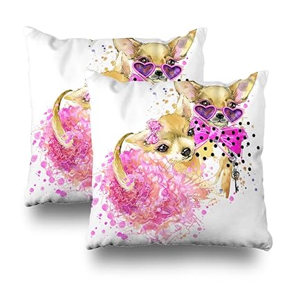 Amazon Com Suesoso Decorative Pillows Case 18 X18 Set Of 2 Two