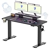 FLEXISPOT Standing Desk with Monitor Stand, 55 x 24