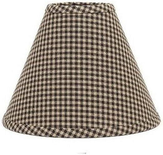 black and white checkered lamp shade