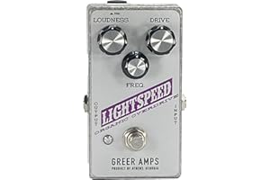 Greer Amps Lightspeed Organic Overdrive - Limited Edition Silver/Purple Colorway