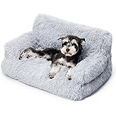 Mewoo Dog Couch, Small Dog Bed with Removable Washable Cover, Cute Cat Couch for Pets, Cat Beds for Indoor Cats with Anti-Sli