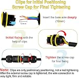 NineLeaf 3PK M20 Outdoor Waterproof Electrical Junction Box Cable Connector view 2