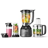 nutribullet Triple Prep System, 1500W 3-in-1 Kitchen System, NBKS50100 | Full-Size Blender, Personal Blender &amp; 7-Cup Food Processor, 64oz Pitcher, Vessel Recognition