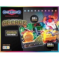 Snap Circuits “Arcade”, Electronics Exploration Kit, Stem Activities for Ages 8+, Multicolor (SCA-200)