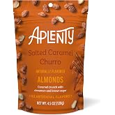 Amazon Brand - Aplenty, Salted Caramel Churro Almonds, 4.5 oz