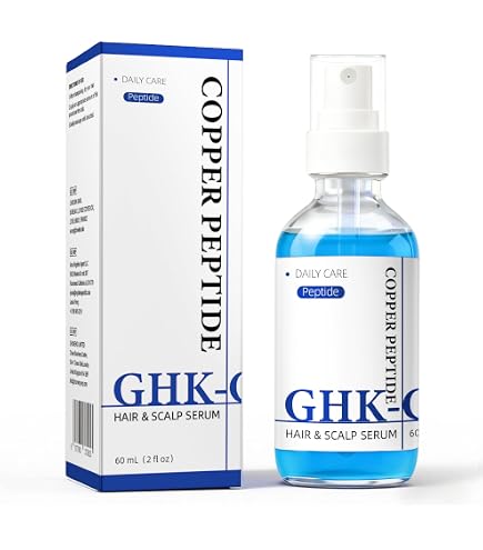 copper peptide ghk-cu 1000ppm Hair & Scalp Serum Spray, Copper Tripeptide-1 Formula with Niacinamide and Panthenol, Lightweight Scalp Care Spray for Fuller-Looking, Softer, Shinier Appearance, 60 mL : Beauty & Personal Care How Long Does Dihexa wholesale Buy More and Save:10 Box Deal $329.00