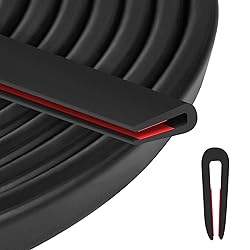 ToLanbbt Rubber Edge Trim U Channel, Self Adhesive
