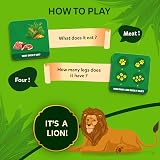 Skillmatics Guess in 10 Animal Kingdom Junior Card Game view 4