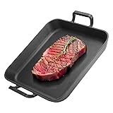 Onlyfire Pre-Seasoned Cast Iron Skillet, 12 Inch