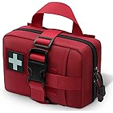 Upgrade Molle Rip Away Ifak Pouch, Tactical Small Belt First Aid Pouch Medical Utility EMT Pouch Only