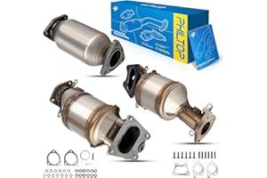 PHILTOP Stainless Steel Catalytic Converter Fit For Honda,2005-2008 Pilot/Ridgeline,2005-2010 Odyssey 3.5L,2003-2007 Accord 3.0L EX/LX,2004-2008 TL 3.2L Replace#16450/16451/16351(EPA Compliant)