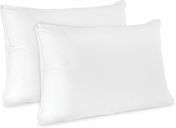 Amazon Com Biopedic Low Profile Hypoallergenic Flat Pillow 2