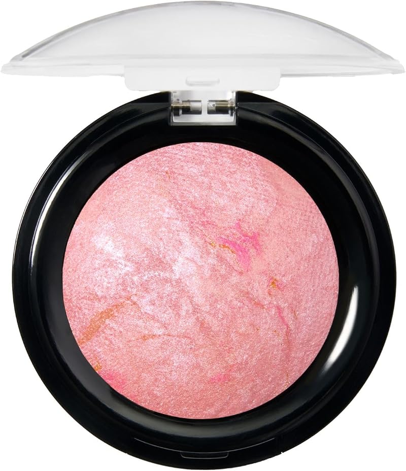 Laura Geller New York Baked Blush-n-Brighten Marbleized Pink Buttercream 202