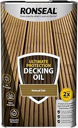Ronseal Ultimate Protection Decking Oil Natural Oak 5L