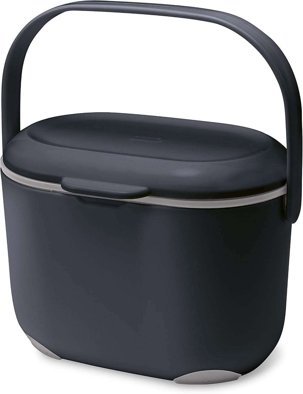 Addis 515630 2.5 Litre Kitchen Compost Caddy Black Grey