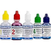 Poolmaster 23227 Replacement Indicator Solutions #1 - #5 For Spa or Swimming Pool Water Testing, Neutral, Small