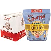 Bob's Red Mill Gluten Free Organic Old Fashioned Rolled Oats, 32-ounce (Pack of 4)
