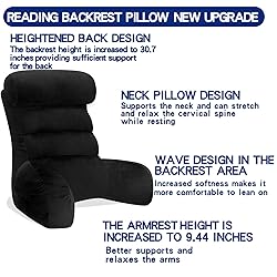 Tinuniyaa Back Pillow for Bed Sitting Up, Reading