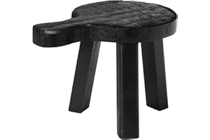 Decorative Smooth Wood Pedestal, Black