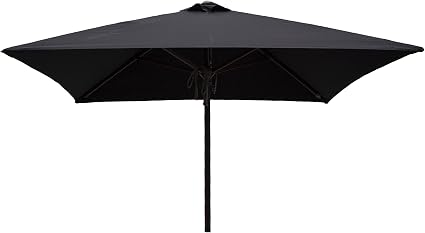 Amazon Com Heininger 1229 Destinationgear 6 5 Square Black Classic Wood Patio Umbrella Automotive