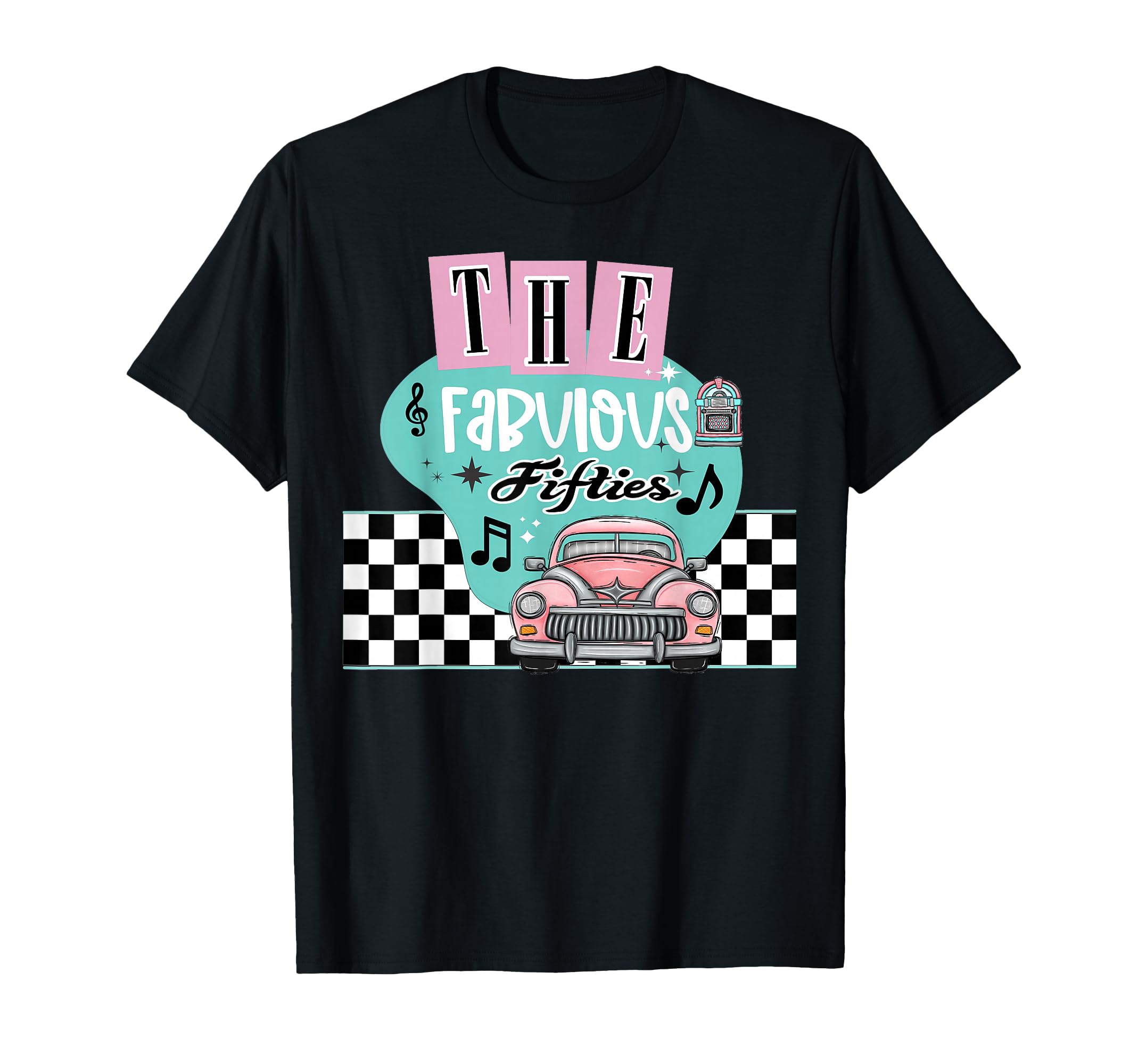 Photo 1 of 50s Rockabilly Sock Hop Vintage 1950s Clothing Women Men T-Shirt XL