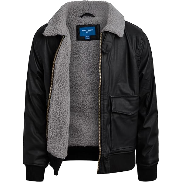 Amazon.com: Perry Ellis Boys Bomber Jacket - Lightweight Weather