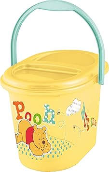 keeeper 11800208054 karol 'winnie the pooh' windeleimer mit deckel und tragegriff honey yellow
