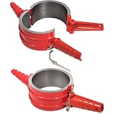 7040 Piston Ring Compressor Remover Installer Tool For Cummins ISX QSX, Caterpillar 3400, 3406 3408 3412 and C-15 5.4" bore Alternative PT-7040 5394454 (Red)