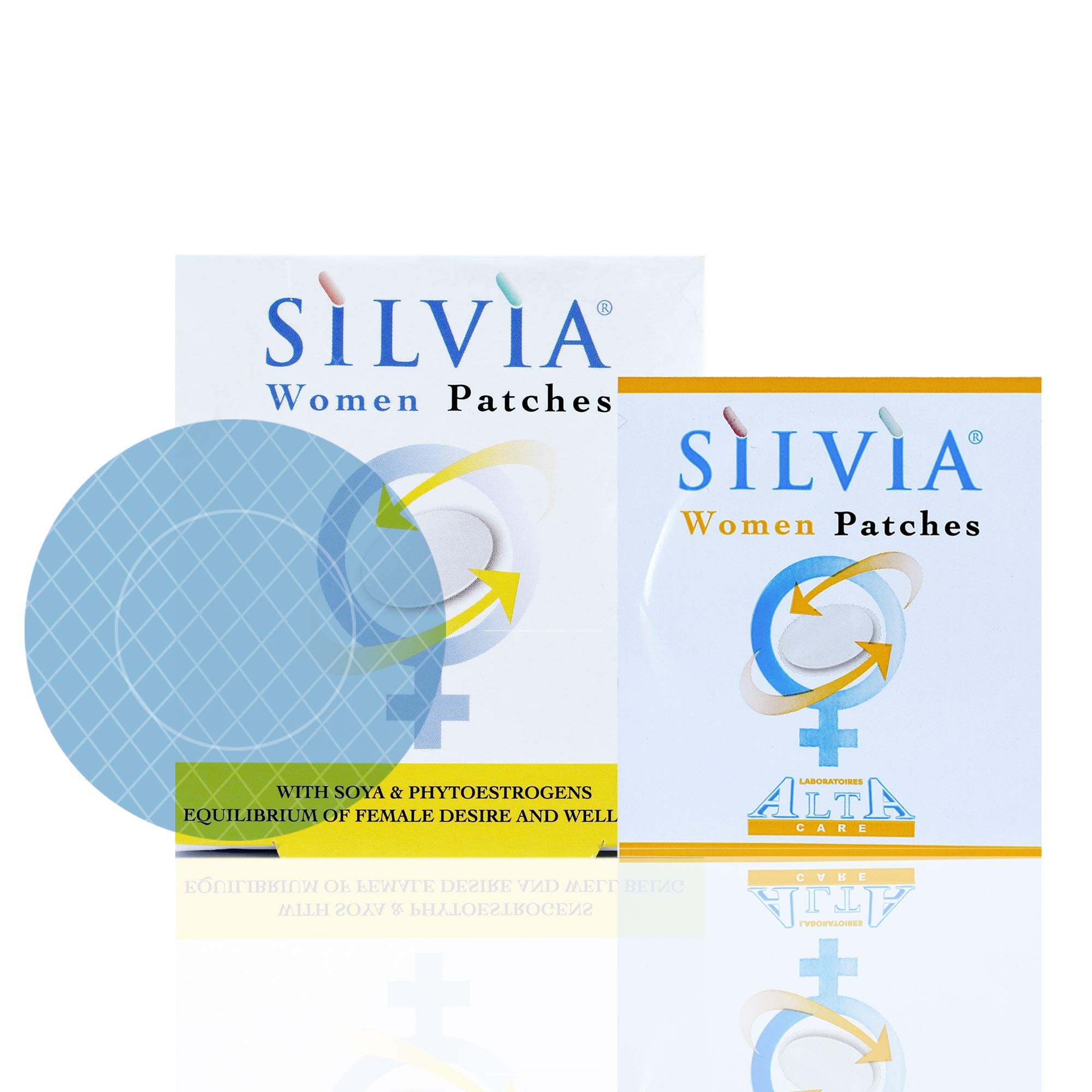 Silvia Female Wellbeing, with Phytoestrogens for Menopause and Hormonal Imbalance - 20 Transdermal Patches